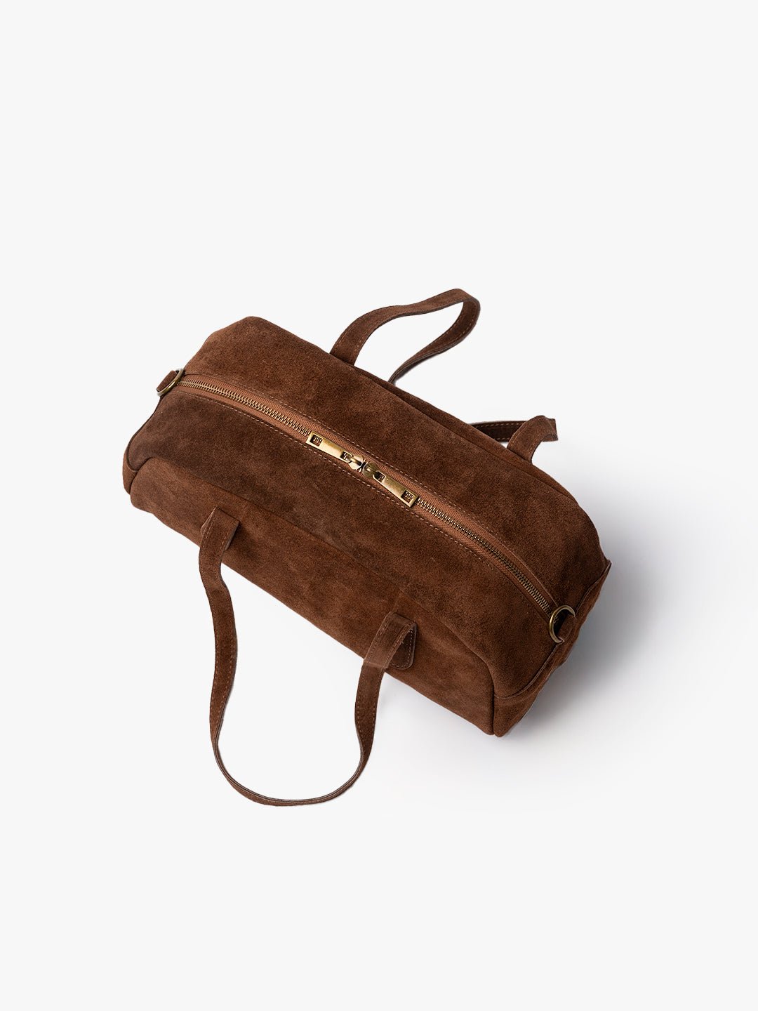 BAGUETTE BELLUCCI SHOULDER in Pelle Suede Brown