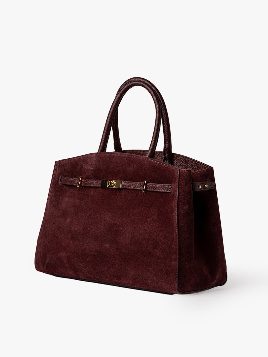 TOTE DIVA in Pelle Bordeaux