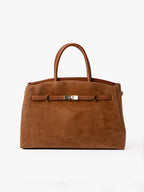 TOTE DIVA in Pelle Camel