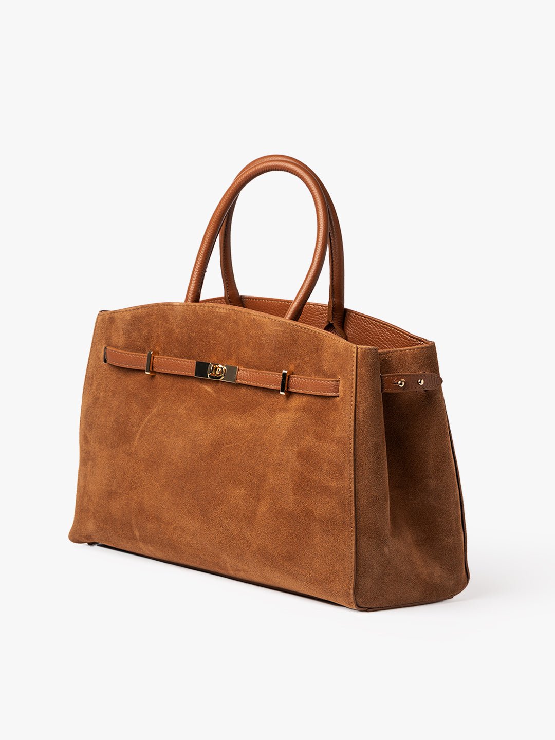 TOTE DIVA in Pelle Camel