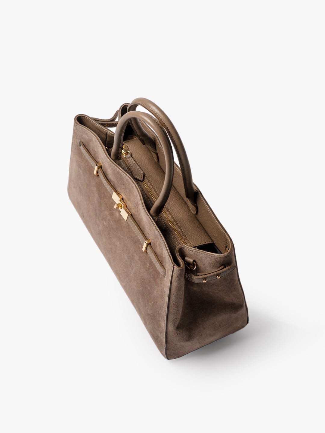 TOTE DIVA in Pelle Toupe