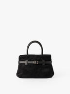BABY DIVA in Pelle Suede Nera