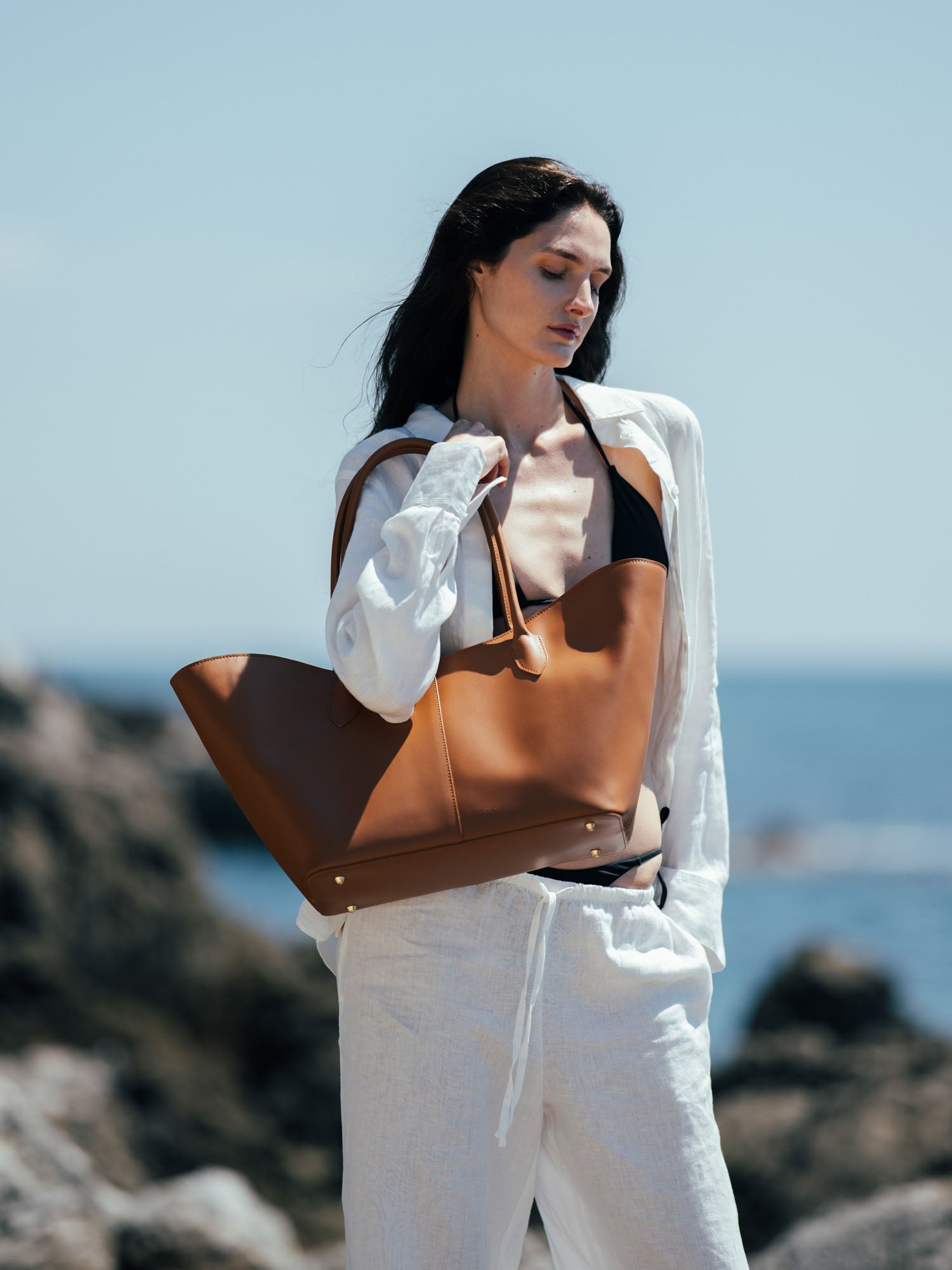 LOREN in Pelle Calfskin Camel