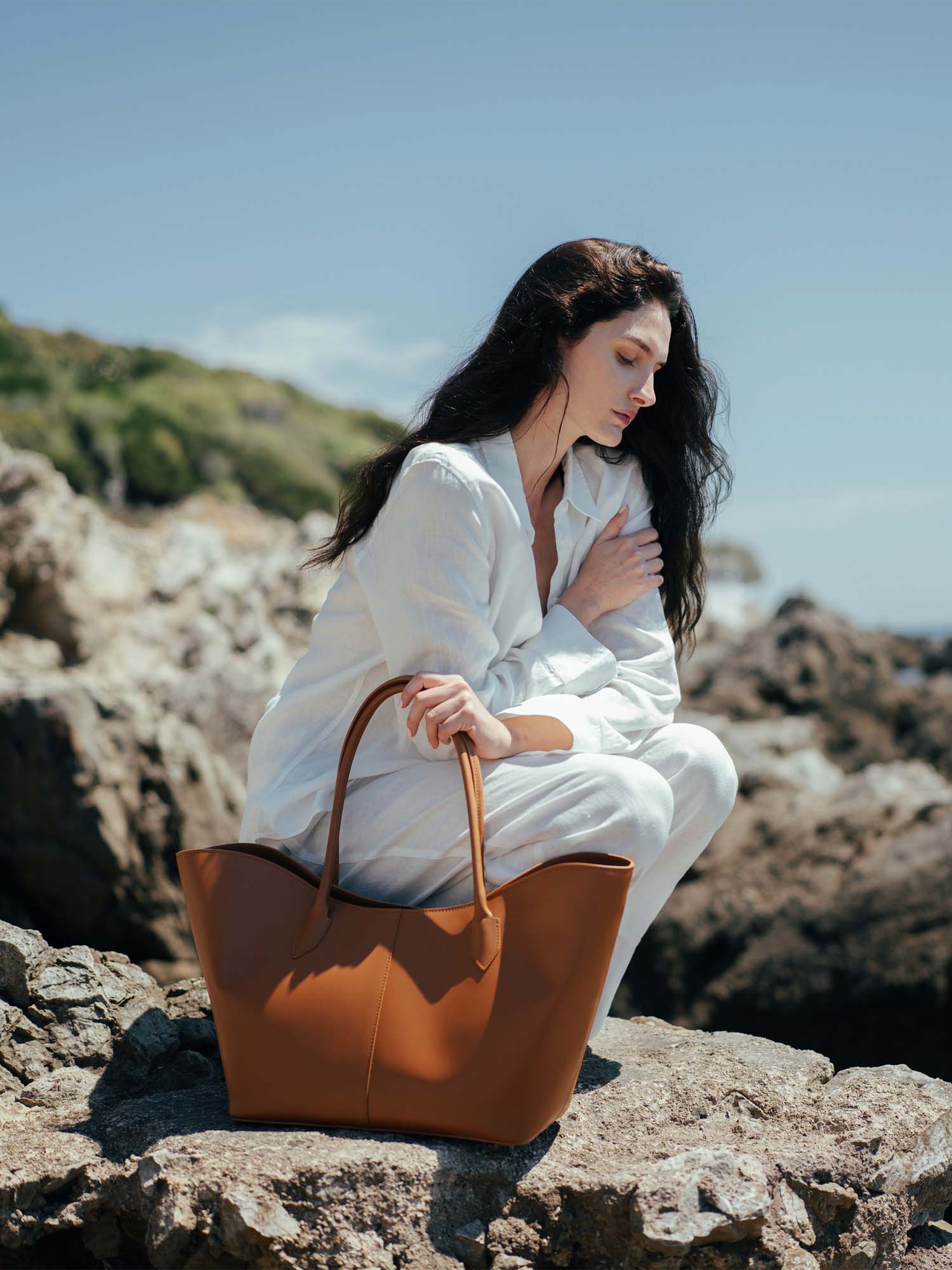 LOREN in Pelle Calfskin Camel