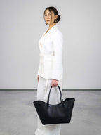 LOREN in Pelle Calfskin Jet Black