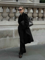 LOREN in Pelle Calfskin Jet Black
