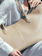 LOREN in Pelle Calfskin Misty Beige