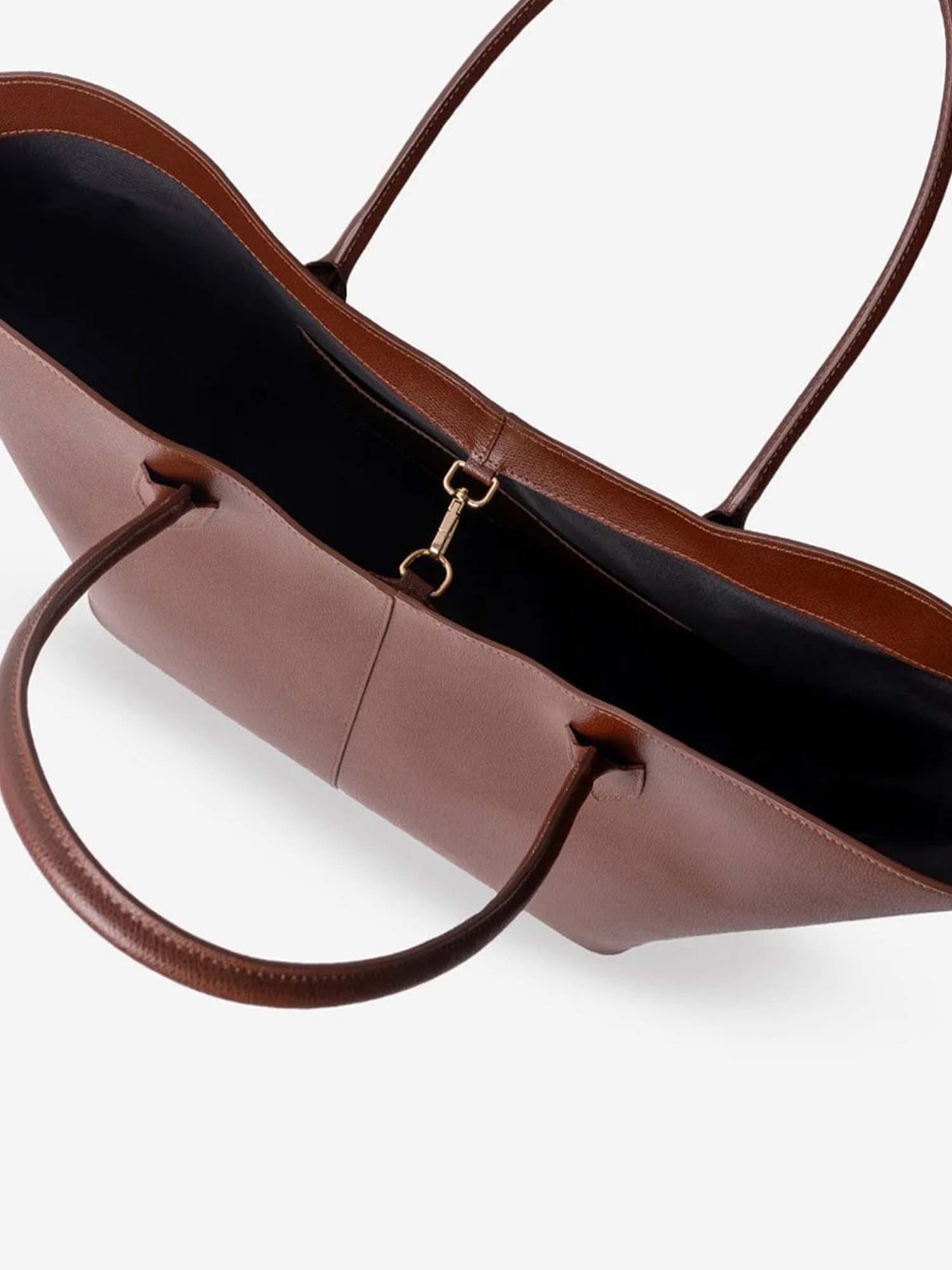 LOREN in Pelle Saffiano Cognac