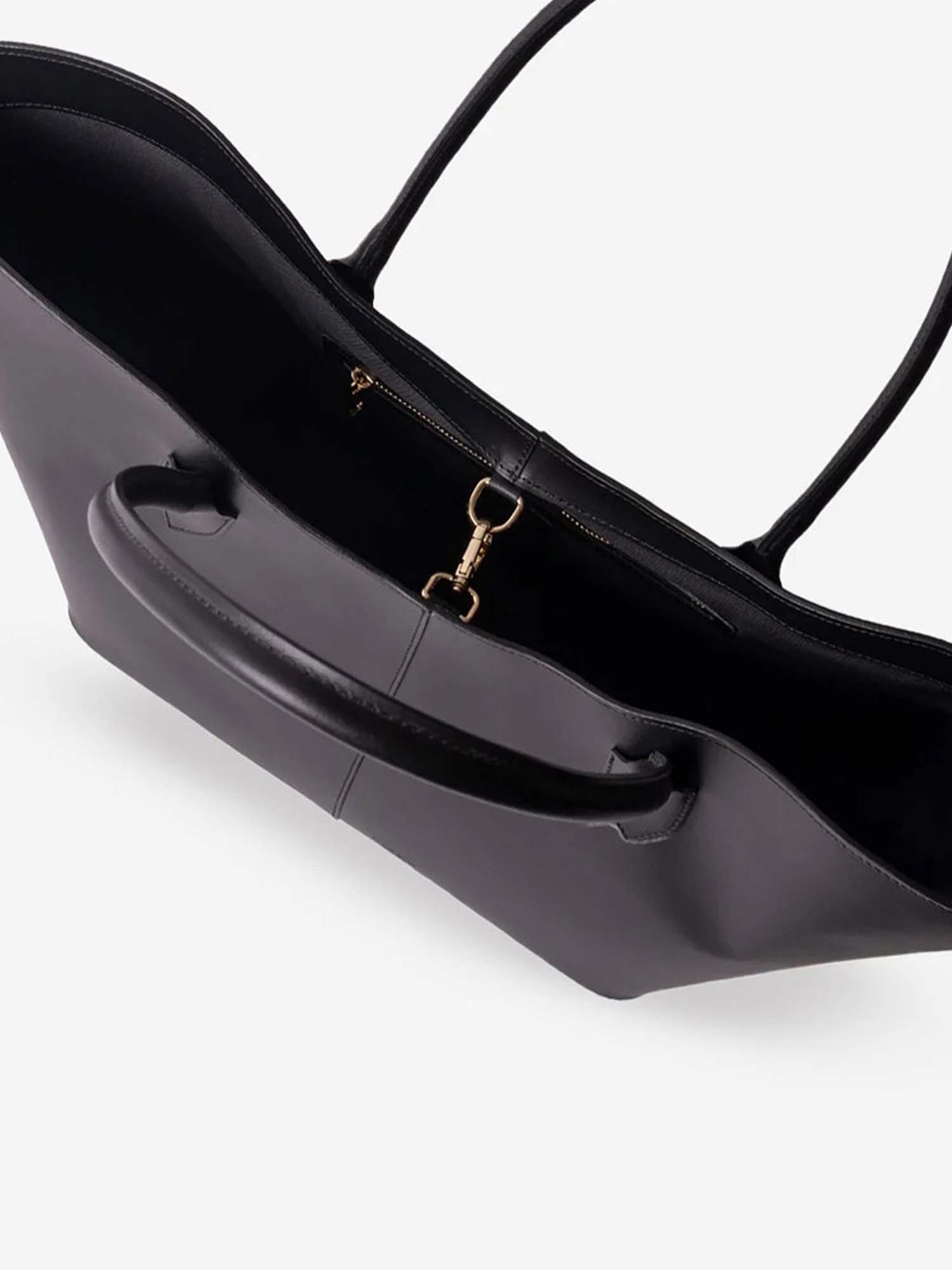 LOREN in Pelle Calfskin Jet Black